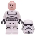Minifigurka: Stormtrooper, Light Nougat Head, Female