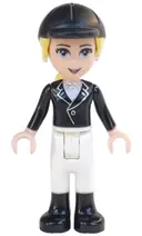 Minifigurka: FRND0020:  Friends Katharina - Black Riding Jacket, Black Riding Helmet