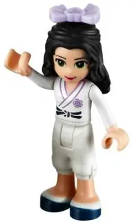 FRND0037:  Friends Emma - White Karate Uniform, Bow