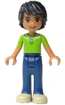 Minifigurka: FRND0043:  Friends Matthew - Dark Blue Trousers, Lime Polo Shirt