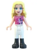Minifigurka: FRND0060:  Friends Liza - White Riding Pants, Magenta Top