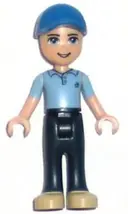 Minifigurka: FRND0066:  Friends Andrew - Dark Blue Trousers, Medium Blue Polo Shirt, Blue Cap