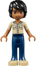 Minifigurka: FRND0081:  Friends Matthew - Dark Blue Trousers, Khaki Shirt