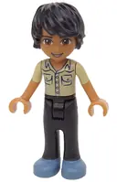 Minifigurka: FRND0112:  Friends Matthew - Black Trousers, Khaki Shirt