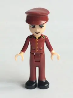 FRND0113:  Friends Nate - Dark Red Hotel Boy Uniform