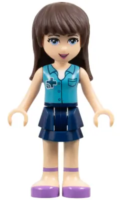 FRND0159:  Friends Sophie - Dark Blue Skirt, Medium Blue Blouse
