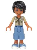 Minifigurka: FRND0170:  Friends Matthew - Sand Blue Long Shorts, Khaki Shirt