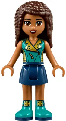 FRND0242:  Friends Andrea - Dark Blue Skirt, Dark Turquoise Top