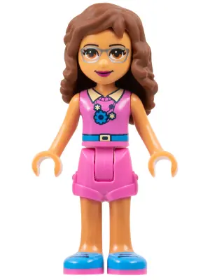 FRND0290:  Friends Olivia (Nougat) - Dark Pink Shorts and Top