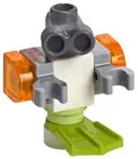 Minifigurka: FRND0317:  Friends Zobo the Robot - Lime Flipper