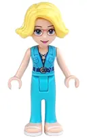 Minifigurka: FRND0372:  Friends Alicia - Dark Azure Top, Medium Azure Trousers