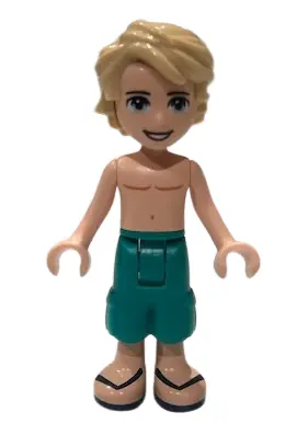 FRND0379:  Friends Mason - Dark Turquoise Shorts, Shirtless