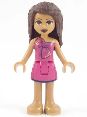 FRND0412:  Friends Andrea - Magenta Dress