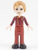 Minifigurka: FRND0414:  Friends Julian - Dark Red Usher Uniform
