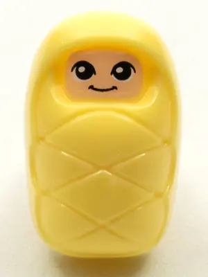 FRND0430:  Baby / Infant - with Stud Holder on Back with Smiling Face and Large Eyes Pattern (Baby Sophie) (6397924)