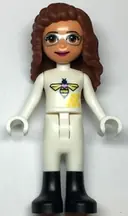 Minifigurka: FRND0498:  Friends Olivia (Nougat) - White Bee Suit and Black Boots