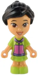 Minifigurka: FRND0570:  Friends Victoria - Micro Doll, Lime Dress
