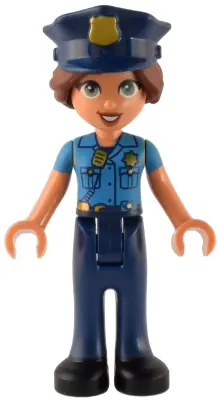 FRND0575:  Friends Isabella (Nougat) - Dark Azure Uniform, Dark Blue Trousers, Dark Blue Police Hat