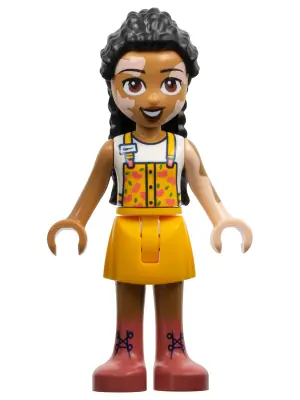 FRND0578:  Friends Jordin - Bright Light Orange Jumper, Coral Boots