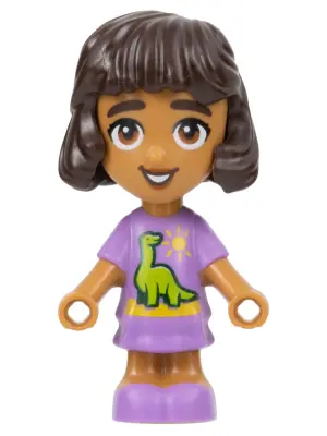 FRND0580:  Friends Alba - Micro Doll, Medium Lavender Dress