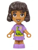 Minifigurka: FRND0580:  Friends Alba - Micro Doll, Medium Lavender Dress