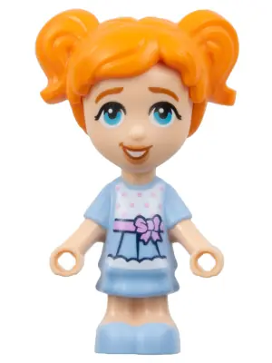 FRND0618:  Friends Ella - Micro Doll, Bright Light Blue Dress
