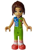 Minifigurka: FRND0639:  Friends Ivana - Lime, Blue, and Coral Sports Uniform