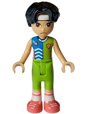 FRND0641:  Friends Niko - Lime, Blue, and Coral Sports Uniform