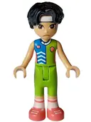 Minifigurka: FRND0641:  Friends Niko - Lime, Blue, and Coral Sports Uniform