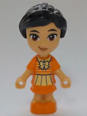FRND0674:  Friends Victoria - Micro Doll, Orange Dress