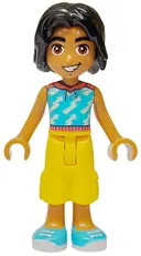 Minifigurka: FRND0710:  Friends Nabil - Medium Azure Top, Yellow Cropped Trousers