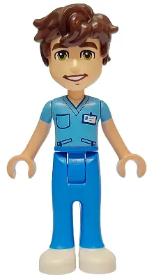 FRND0720:  Friends Brendan - Medium Blue Top, Blue Trousers, White Shoes