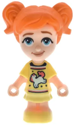 FRND0799:  Friends Ella - Micro Doll, Bright Light Yellow Dress with Horse / Unicorn