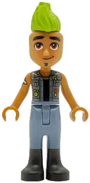 Minifigurka: FRND0801:  Friends Anthony - Dark Bluish Gray Vest
