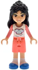 Minifigurka: FRND0809:  Friends Liann - Coral Pajamas