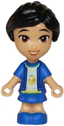Minifigurka: FRND0844:  Friends Victoria - Micro Doll, Blue Dress