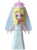 Minifigurka: FRND0912:  Friends Astrid - White Wedding Dress