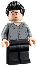 Minifigurka: FTV001:  Ross Geller, Dark Bluish Gray Shirt