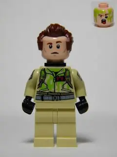GB005A:  Dr. Peter Venkman - Printed Arms, Neck Bracket, Slimed