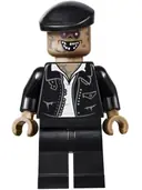 Minifigurka: GB009:  Zombie Driver - Black Jacket and Beret