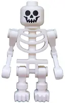 Minifigurka: GEN038:  Skeleton, Fantasy Era Torso with Standard Skull, Mechanical Arms Bent