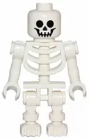 Minifigurka: GEN047:  Skeleton - Standard Skull, Bent Arms Vertical Grip