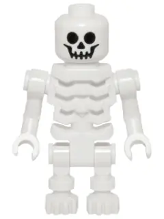 GEN069:  Skeleton with Standard Skull, Angular Rib Cage, Bent Arms