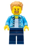 Minifigurka: GEN105:  LEGO Store Customer with Hawaiian Shirt