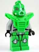 Minifigurka: GS013:  Bright Green Robot Sidekick with Armor
