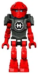 Minifigurka: HF003:  Hero Factory Mini - Furno - Bright Light Blue Head