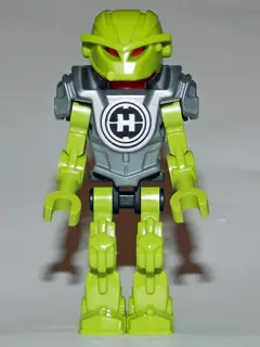HF005:  Hero Factory Mini - Breez - Flat Silver Armor