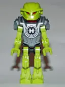 Minifigurka: HF005:  Hero Factory Mini - Breez - Flat Silver Armor