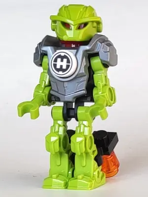HF006:  Hero Factory Mini - Breez - Flat Silver Armor with Rocket Jets