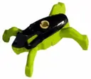 Minifigurka: HF007:  Hero Factory Jumper - Black Top and Lime Base